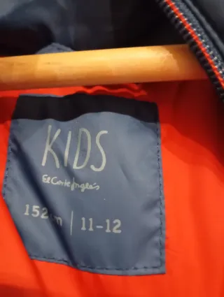 Giubbotto trapuntato per bambini 11-12 anni