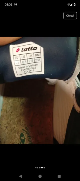 Scarpe Lotto Uomo Taglia 41