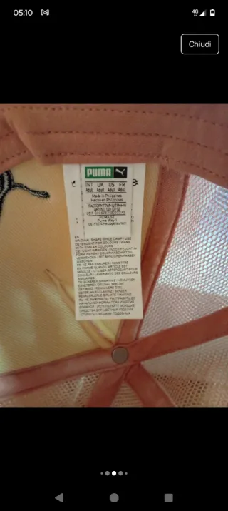 Cappello Puma Beige/Marrone