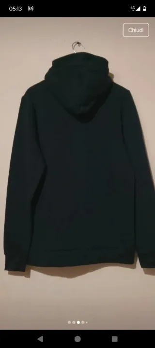 Felpa Jack & Jones con cappuccio verde