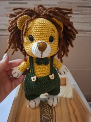 Amigurumi Leone Uncinetto Fatto a Mano
