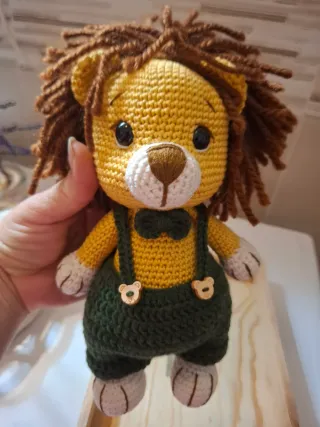 Amigurumi Leone Uncinetto Fatto a Mano