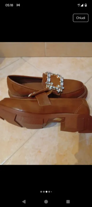 Mocassini donna eleganti con fibbia gioiello