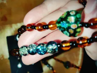 Joyería Corazón y cuentas cristal Murano Multicolo