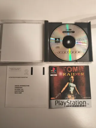 Tomb Raider PS1 Platinum PAL