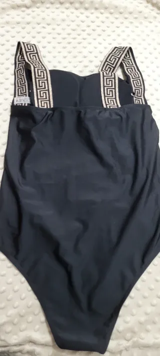 Costume da bagno XL Nero e Oro