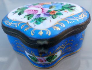 Cajita antigua vintage de SEVRES SXIX Francia