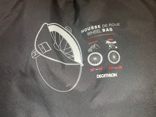 Bolsa cubre ruedas bicicleta carretera