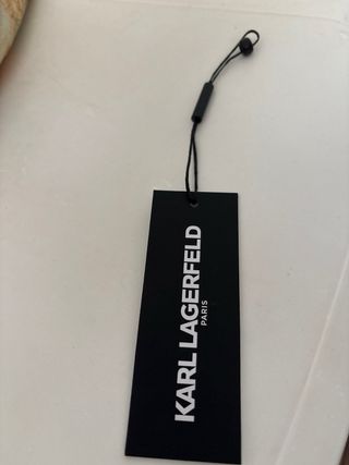 Chaqueta larga Karl Lagerfeld negra