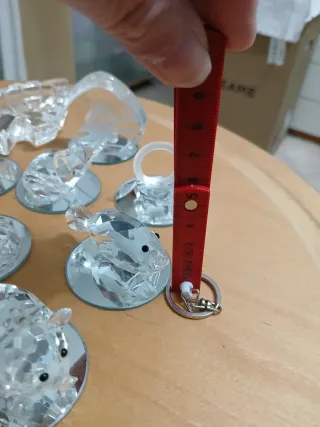 Set 15 animali cristallo vintage