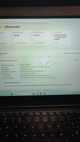 Dell XPS 15 9560 i7 16GB RAM 500GB NVMe