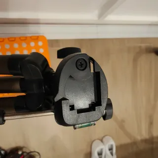 Trípode de cámara incompleto