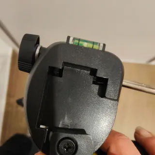 Trípode de cámara incompleto