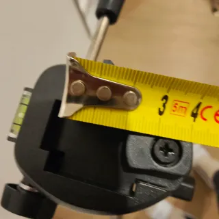 Trípode de cámara incompleto