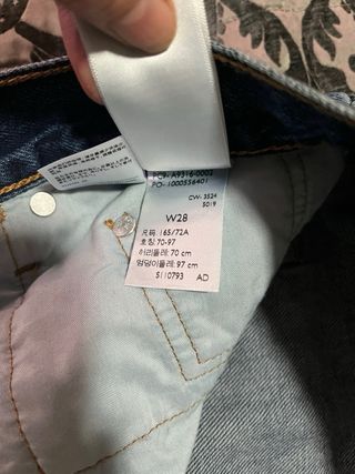 Falda Levi's vaquera midi talla 28