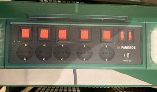 PARKSIDE Lampada Lavoro LED con Presa Multipla