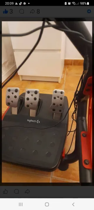 Cillón Volante  para pley 4 y pley 5