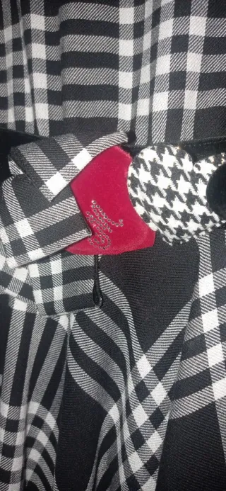 Abito bambina Monnalisa a quadri scamiciato