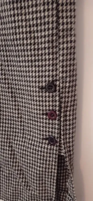 Gonna vintage a quadri misura 46