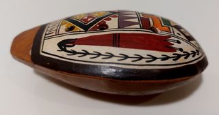 Ocarina o flauta Peruana antigua barro cocido a ma