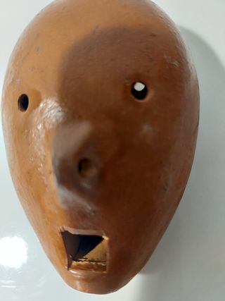 Ocarina o flauta Peruana antigua barro cocido a ma