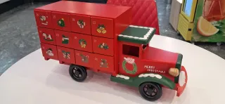 Trenino Avvento Natale Rosso