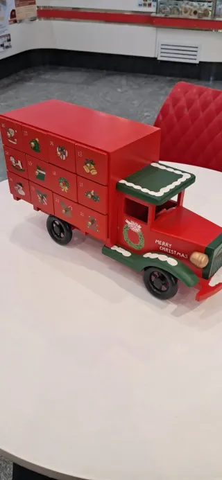 Trenino Avvento Natale Rosso