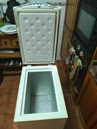 Congelatore a pozzetto bianco