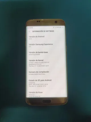 Samsung Galaxy S7 Edge Plata/Negro