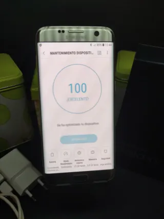 Samsung Galaxy S7 Edge Plata/Negro