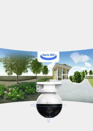 Cámara Exterior Ezviz C8W 2K 360º WIFI
