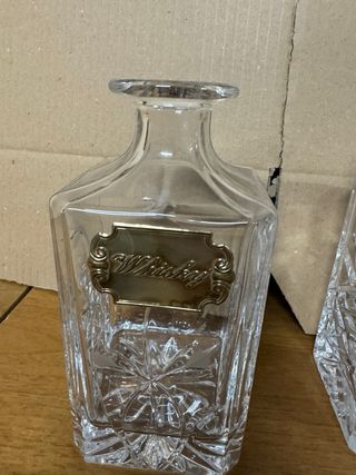 RCR Set 3 Bottiglie Cristallo Cognac/Whisky