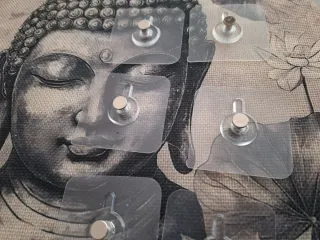 6 Ganchos Adhesivos Transparentes