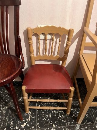 Diferentes tipos de sillas