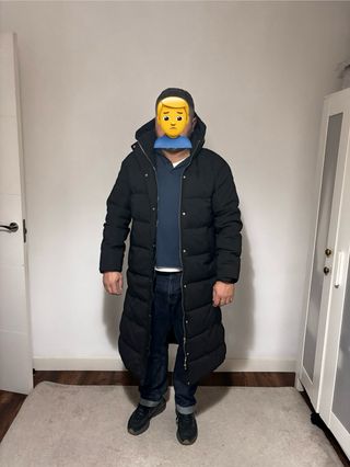 Chaqueta larga Orcelly negra