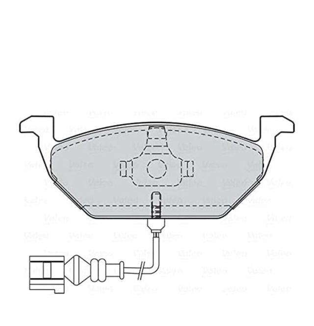 VALEO Pastillas de freno First 301408 Juego de 4