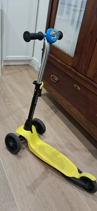 Patinete Oxelo 3 Ruedas Amarillo