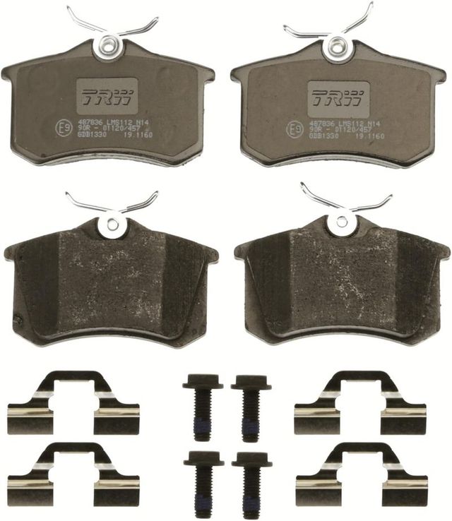 Pastillas de Freno Juego de 4 para Seat Ibiza III