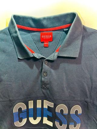 Sudadera Guess Manga Larga Azul Marino