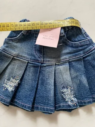 Gonna jeans Les Parrotines tg 12 mesi