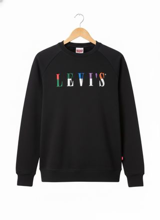 Sudadera Levi's Negra Logo Multicolor