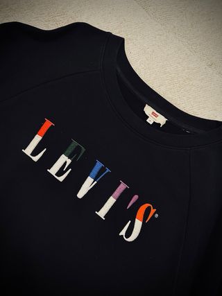 Sudadera Levi's Negra Logo Multicolor