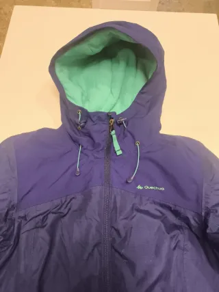 Chaqueta de nieve Quechua azul y verde