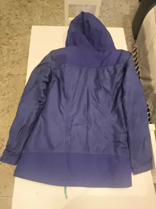 Chaqueta de nieve Quechua azul y verde