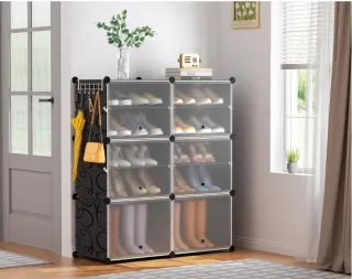 Scarpiera componibile in plastica rigida