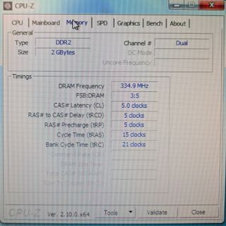 2x 1GB DDR2 Kingston KVR667D2N5/1G RAM
