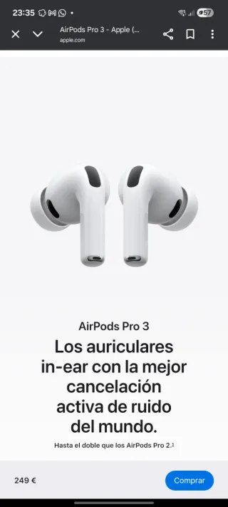 Airpods Pro 3 Blancos