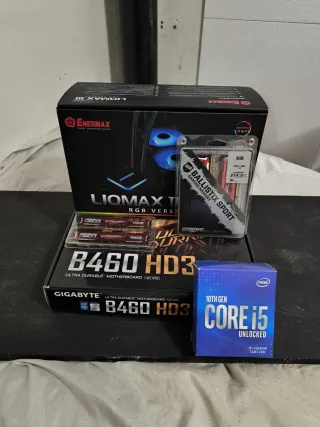 Bundle CPU i5-10600K, RAM 32GB, B460