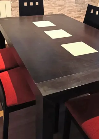 Conjunto mesa y sillas comedor