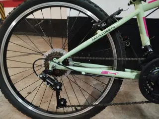 Bicicleta Wader 24 Turquesa Poco Uso